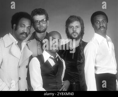 Britischer Pop, Soul-Band „Hot Chocolate“ 1976 Stockfoto