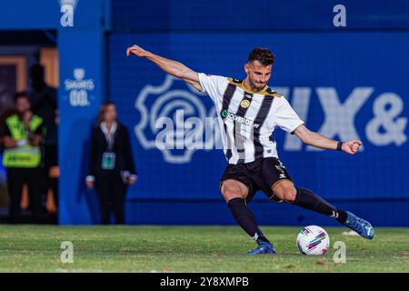 Estoril, Portugal. September 2024. Jose Gomes (CD Nacional) wurde während des Liga-Portugal-Spiels zwischen GD Estoril Praia und CD Nacional im Estadio Antonio Coimbra da Mota gesehen. Finale Partitur; GD Estoril Praia 1:0 CD Nacional Credit: SOPA Images Limited/Alamy Live News Stockfoto