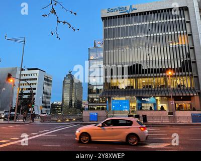 Serrano Street. Madrid, Spanien. Stockfoto