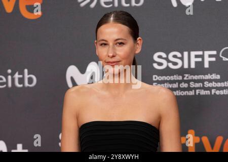 Donostia, Spanien. September 2024. Irene Escolar nimmt an der Abschlusszeremonie während des 72. San Sebastian International Film Festival im Kursaal Palace Teil. Quelle: SOPA Images Limited/Alamy Live News Stockfoto