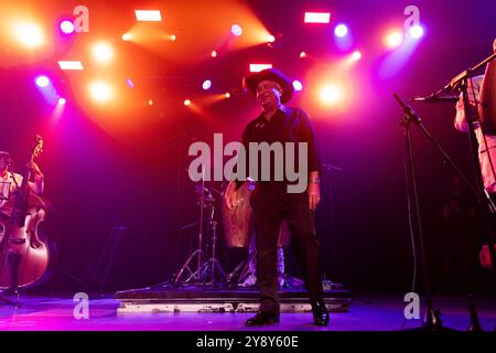 Madrid, Spanien. Oktober 2024. Der kubanische Musiker Eliades Ochoa tritt am 6. Oktober 2024 in Madrid auf. Quelle: Album/Alamy Live News Stockfoto