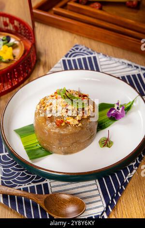 Eight Treasure Reispudding (Ba Bao Fan） Babao Rice Stockfoto