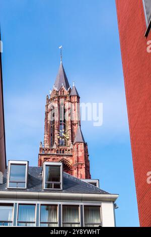 Sint Jaanskerk, Kirche Sant John, und Basiliek van Sint Servaas, Basilika St. Servatius, Maastricht, Niederlande Stockfoto