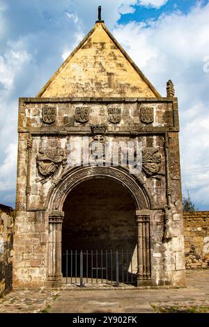 Eine alte Kapelle im Calpan Exvent. Stockfoto