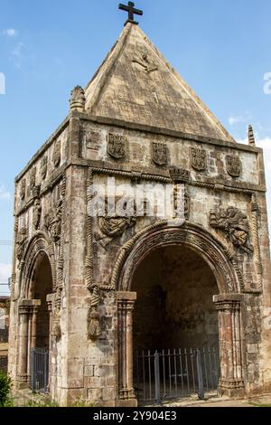 Eine alte Kapelle im Calpan Exvent. Stockfoto