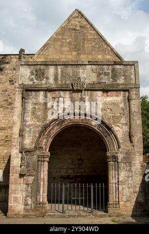 Eine alte Kapelle im Calpan Exvent. Stockfoto