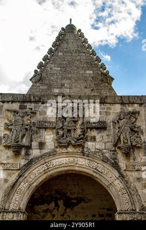 Eine alte Kapelle im Calpan Exvent. Stockfoto