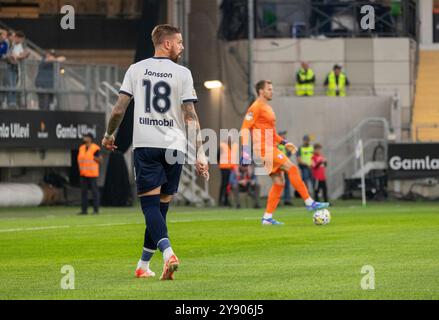 Göteborg, 18. September 2024. Moment im Spiel zwischen GAIS und Malmö FF in der schwedischen Fußballliga. Endergebnis: 0-0. Stockfoto