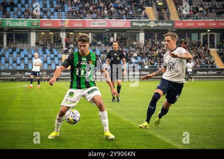 Göteborg, 18. September 2024. Moment im Spiel zwischen GAIS und Malmö FF in der schwedischen Fußballliga. Endergebnis: 0-0. Stockfoto