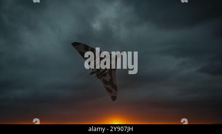 „Delta Wing“ Avro Vulcan Bomber Stockfoto