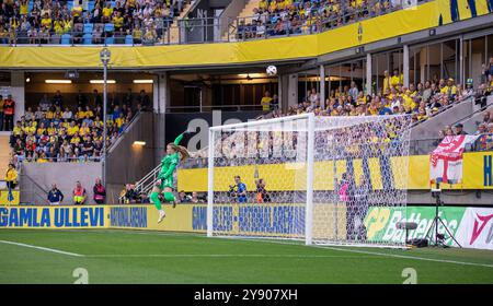 Göteborg, Schweden, 16. Juli 2024. Moment im Qualifikationsspiel zur UEFA Women's EURO 2025 zwischen Schweden und England. Endergebnis: 0-0. Stockfoto