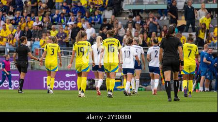 Göteborg, Schweden, 16. Juli 2024. Moment im Qualifikationsspiel zur UEFA Women's EURO 2025 zwischen Schweden und England. Endergebnis: 0-0. Stockfoto