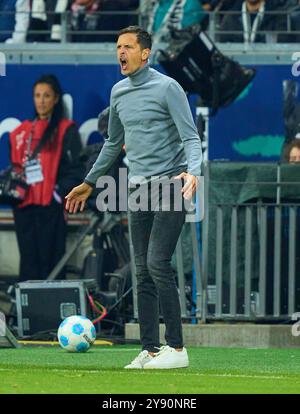 Dino Toppmoeller, Toppmöller-Trainer, Trainer FRA. Weinen im Spiel EINTRACHT FRANKFURT - FC BAYERN MÜNCHEN 3-3 am 6. Oktober 2024 in Frankfurt. Saison 2024/2025, 1.Bundesliga, FCB, München, Spieltag 6, Spieltag Fotograf: Peter Schatz - DFL-VORSCHRIFTEN VERBIETEN DIE VERWENDUNG VON FOTOGRAFIEN als BILDSEQUENZEN und/oder QUASI-VIDEO - Stockfoto