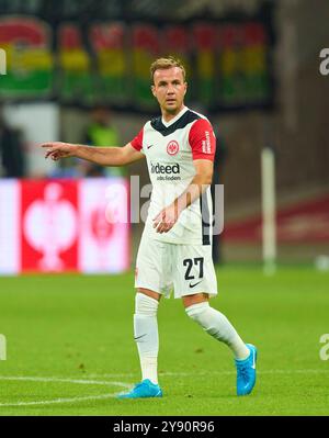 Frankfurt, Deutschland. Oktober 2024. Mario Goetze, FRA 27 im Spiel EINTRACHT FRANKFURT - FC BAYERN MÜNCHEN 3-3 am 6. Oktober 2024 in Frankfurt. Saison 2024/2025, 1.Bundesliga, FCB, München, Spieltag 6, Spieltag Fotograf: ddp Images/STAR-Images - DFL-VORSCHRIFTEN VERBIETEN JEDE VERWENDUNG VON FOTOS als BILDSEQUENZEN und/oder QUASI-VIDEO - Credit: ddp Media GmbH/Alamy Live News Stockfoto