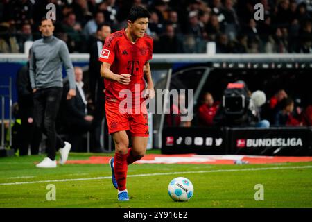 Bundesliga, 06.10.2024: Eintracht Frankfurt gegen FC Bayern München, Kim Min-Jae, Deutsche Bank Park. Stockfoto