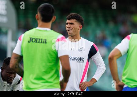 Carles Alena während des LaLiga EASPORTS Spiels zwischen den Teams von Real Betis Balompie und Getafe CF im Estadio Benito Villamarin (Maciej Rogowski) Stockfoto