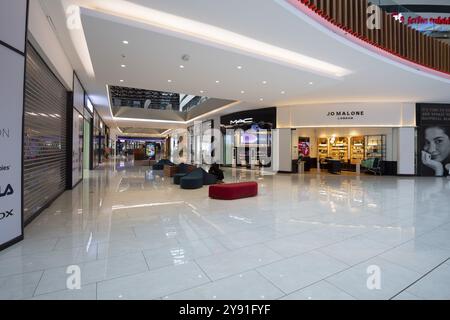 Tribeca Mall, Einkaufszentrum, riesig, gigantisch, modern, Indischer Ozean, Insel, Mauritius, Afrika Stockfoto