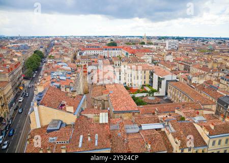 Das historische Zentrum von Bordeaux im Südwesten Frankreichs. Stockfoto