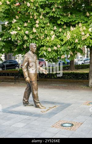 Ronald Reagan Statue in Budapest, Ungarn Stockfoto