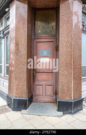 KGB in Riga, Lettland. Das Cornerhouse Stockfoto