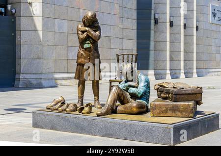 Holocaust-Museum in der Stadt Skopje, Republik Nordmazedonien Stockfoto