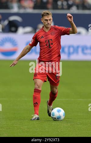 Frankfurt, Deutschland. Oktober 2024. Joshua. Kimmich. Fotografiert beim Fußball Bundesliga Spiel Eintracht Frankfurt gegen den FC. Bayern München. Am 6.9.2024 in Frankfurt. Quelle: dpa/Alamy Live News Stockfoto