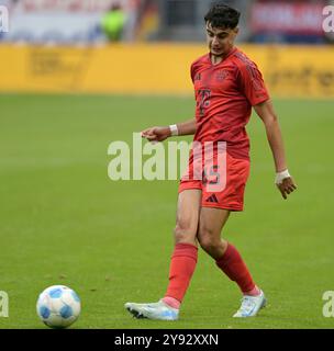 Frankfurt, Deutschland. Oktober 2024. Aleksandar Pavlovic. Fotografiert beim Fußball Bundesliga Spiel Eintracht Frankfurt gegen den FC. Bayern München. Am 6.9.2024 in Frankfurt. Quelle: dpa/Alamy Live News Stockfoto