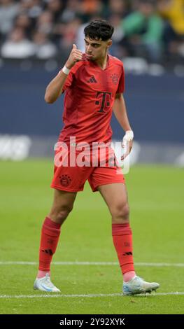 Frankfurt, Deutschland. Oktober 2024. Aleksandar Pavlovic. Fotografiert beim Fußball Bundesliga Spiel Eintracht Frankfurt gegen den FC. Bayern München. Am 6.9.2024 in Frankfurt. Quelle: dpa/Alamy Live News Stockfoto