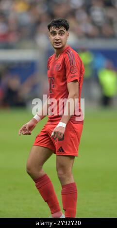 Frankfurt, Deutschland. Oktober 2024. Aleksandar Pavlovic. Fotografiert beim Fußball Bundesliga Spiel Eintracht Frankfurt gegen den FC. Bayern München. Am 6.9.2024 in Frankfurt. Quelle: dpa/Alamy Live News Stockfoto