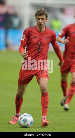 Frankfurt, Deutschland. Oktober 2024. Thomas. Müller fotografiert beim Fußball Bundesliga Spiel Eintracht Frankfurt gegen den FC. Bayern München. Am 6.9.2024 in Frankfurt. Quelle: dpa/Alamy Live News Stockfoto