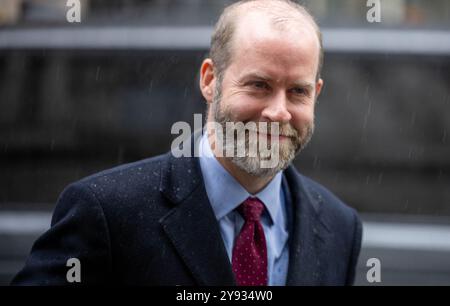 London, Großbritannien. Oktober 2024. Jonathan Reynolds, Wirtschaftssekretär, bei einer Kabinettssitzung in der Downing Street 10 London. Quelle: Ian Davidson/Alamy Live News Stockfoto