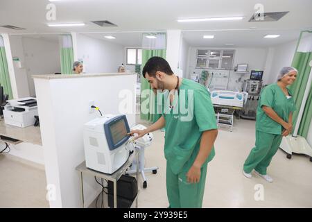 Öffentliches Krankenhaus in bahia itaberaba, bahia, brasilien - 30. august 2024: Ansicht einer Station eines öffentlichen Krankenhauses in der Stadt Itaberaba. ITABERABA BAHIA BRASILIEN Copyright: XJoaxSouzax 230824JOA425 Stockfoto