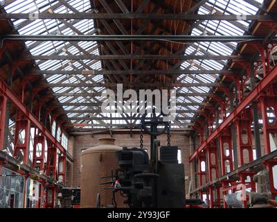 Das Scottish Maritime Museum befindet sich im Linthouse Building, einer Cathedral of Engineering & Shipbuilding und zeigt die maritime Geschichte Schottlands. Stockfoto