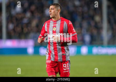 Luca Zanimacchia von US Cremonese während des italienischen Fußballspiels der Serie B zwischen Brescia Calcio FC und US Cremonese bei Mario Rig Stockfoto