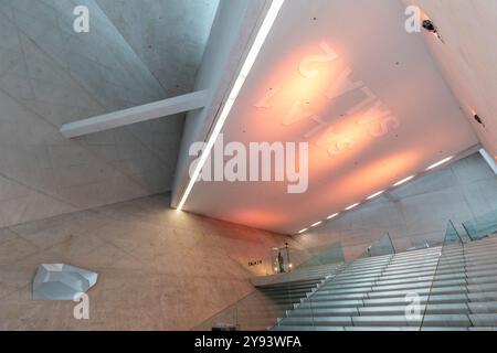 Innenraum der Casa da Musica, Porto, Norte, Portugal, Europa Stockfoto