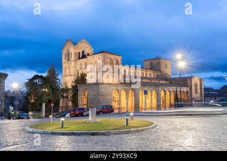 Basilika St. Vicente, UNESCO-Weltkulturerbe, Avila, Castilla y Leon, Spanien, Europa Stockfoto