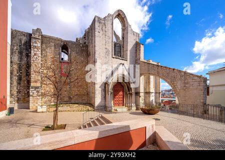 Carmo Kirche und Klosterruinen, Lissabon, Portugal, Europa Stockfoto