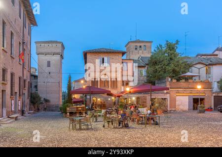 Gefängnisturm, Essigfabrik, Castelvetro di Modena, Modena, Emilia-Romagna, Italien, Europa Stockfoto