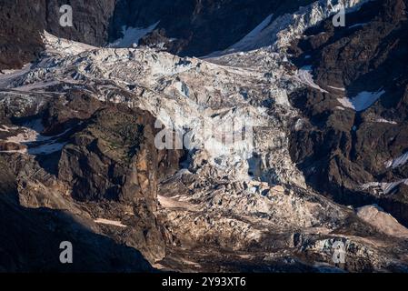 Naturpark Valsesia und das Hochtal Strona, ganz in der Nähe des Gletschers Monte Rosa in den italienischen Alpen, Piemont, Italien, Europa Stockfoto