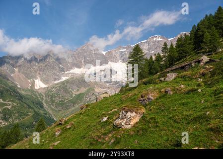 Naturpark Valsesia und das Hochtal Strona, Piemont, italienische Alpen, Italien, Europa Stockfoto