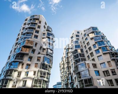 Apartments von Frank Gehry, Prospect Place, Battersea, London, England, Vereinigtes Königreich, Europa Stockfoto