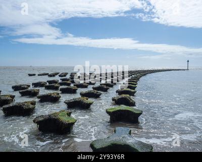 Cobbolds Point, Felixstowe, Suffolk, England, Vereinigtes Königreich, Europa Stockfoto