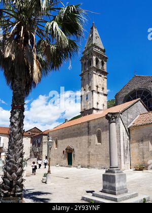 Kirche St. Nikolaus, Perast, Montenegro, Europa Stockfoto