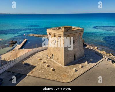 Turm San Giovanni la Pedata, Gallipoli, Lecce, Salento, Apulien, Italien, Europa Stockfoto