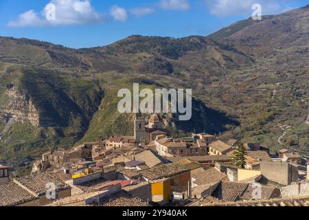 Petralia Sottana, Palermo, Sizilien, Italien, Mittelmeer, Europa Stockfoto