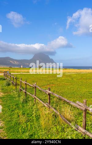 Riserva Naturale Orientata Monte Cofano, Custonaci, San Vito Lo Capo, Trapani, Sizilien, Italien, Mittelmeer, Europa Stockfoto