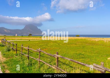 Riserva Naturale Orientata Monte Cofano, Custonaci, San Vito Lo Capo, Trapani, Sizilien, Italien, Mittelmeer, Europa Stockfoto