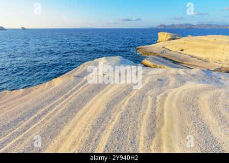 Felsformationen, Sarakiniko, Milos, Kykladen, griechische Inseln, Griechenland, Europa Stockfoto