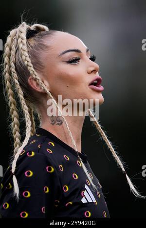 Biella, Italien. Oktober 2024. Juventus’ Francisco Conceicaow während des Fußballspiels der Serie A zwischen Juventus Women und Fiorentina im Stadion Comunale Vittorio Pozzo La Marmora in Biella, Italien - 30. September 2024. Sport - Fußball (Foto: Fabio Ferrari/LaPresse) Credit: LaPresse/Alamy Live News Stockfoto