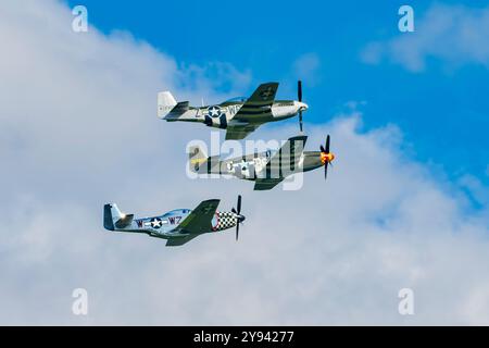 Das Pferdeflugteam auf der Air Power Air Show 2024 in Zeltweg, Österreich Stockfoto